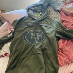 49ers salute to service hoodie